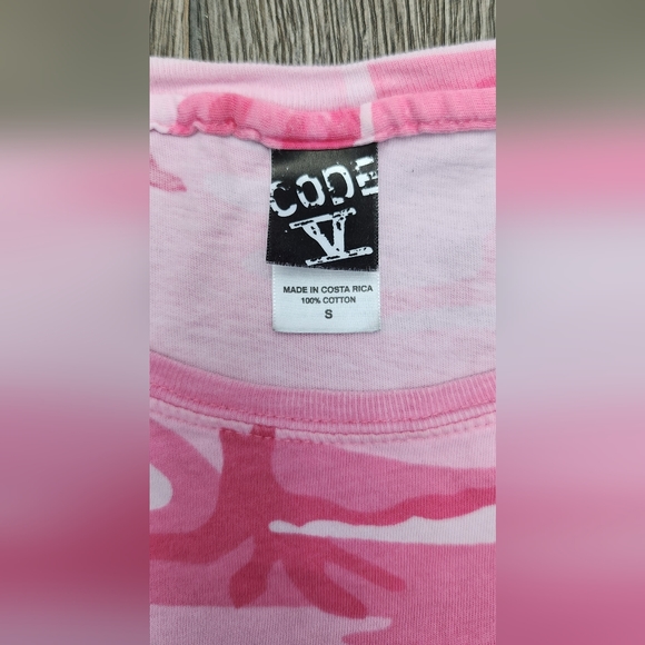 Dust Devils Outlaw Girl Pink Camo T-shirt Ladies Size Small - Picture 3 of 6